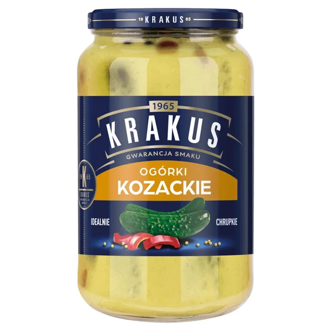 KRAKUS Ogórki Konserwowe Kozackie 870g