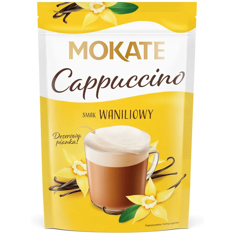 MOKATE KAWA CAPPUCCINO 110G TOREBKA WANILIA