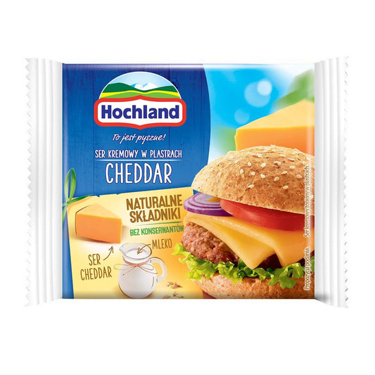 HOCHLAND SER TOPIONY PLASTRY CHEDDAR 130G