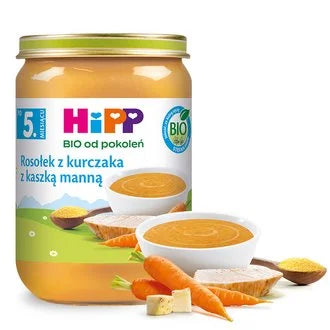 HIPP ZUPKA 190G ROSOLEK Z KURCZAKA Z KASZKA MANNA EKO