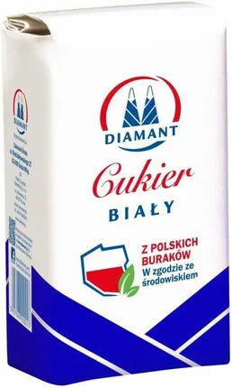 CUKIER PACZKOWANY BIAŁY DIAMANT 1KG