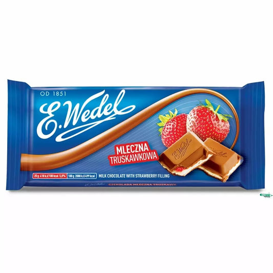 CZEKOLADA TRUSKAWKOWA WEDEL 100g