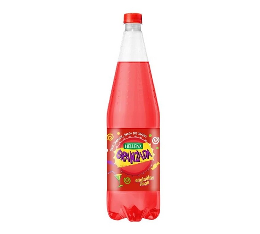 HELLENA NAPÓJ GAZOWANY ORANŻADA CZERWONA 20% SOKU 1,25L