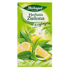 HERBAPOL HERBATA.ZIELONA Z CYTRYNĄ [1,7G*20T*12]