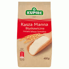 KUPIEC KASZA MANNA 400G BLYSKAWICZNA FOLIA