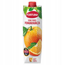 FORTUNA SOK POMARAŃCZOWY BEZ CUKRU [1L*12]
