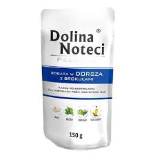 DOLINA NOTECI PR. BOGATA W DORSZA Z BROKUŁAMI SASZETKA 150G