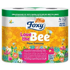 FOXY PAPIER TOALETOWY LOVE THE BEE A4 [6SZT]