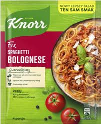 KNORR MIESZANKA DO MAKARONU W PROSZKU FIX SPAGHETTI BOLOGNESE 41G
