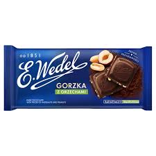 WEDEL CZEK.GORZKA Z ORZECHAMI 90G