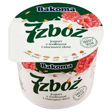 BAKOMA JOGURT 7 ZBOZ 300G MALINA*12