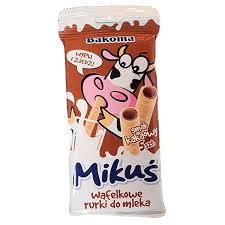 BAKOMA MIKUŚ RURKI WAFLOWE DO MLEKA KAKAO [50G*13]