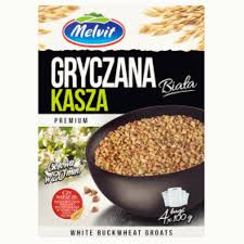 MELVIT KASZA GRYCZANA BIAŁA 4*100G