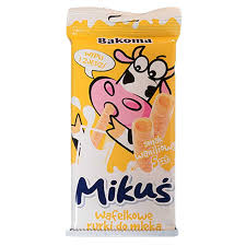 BAKOMA MIKUŚ RURKI WAFLOWE DO MLEKA WANILIA [50G*52]