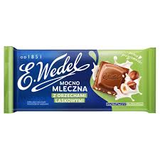 WEDEL CZEKOLADA 80G MOCNO MLECZNA Z ORZECHAMI LASK