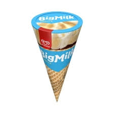 ALGIDA LODY BIG MILK ROŻEK WANILIOWY 110ML
