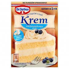 OETKER KREM DO TORTÓW ŚMIETANA 105G