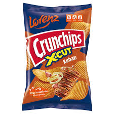 CRUNCHIPS CHIPSY 140G X-CUT KEBAB Z CEBULKA*10