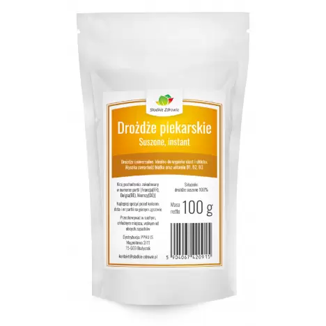 DROŻDŻE PIEKARNICZE 100G