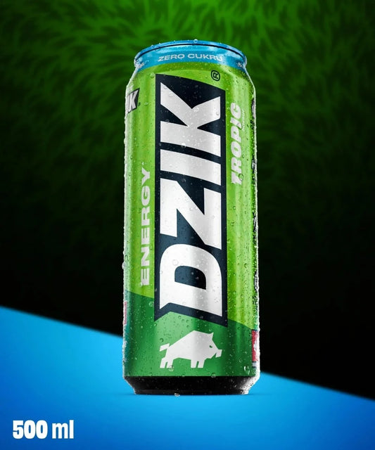 WK DZIK NAPOJ ENERGETYCZNY DZIK ENERGY ZERO KALORII TROPIC 500ML PUSZKA