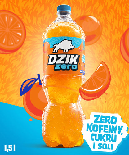 WK DZIK NAPOJ 1,5L PET GAZ ZERO ORANGE