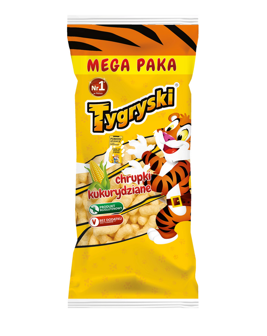 Chrupki kukurydziane Tygryski naturalne 230g