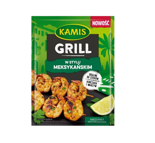 KAMIS PRZYPRAWA 20G GRILL MEKSYKANSKI