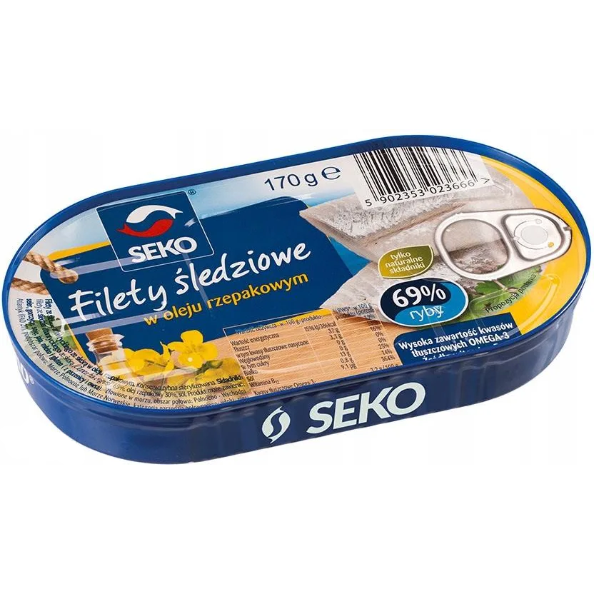 FILET ŚLEDZIOWY W OLEJU SEKO 170g