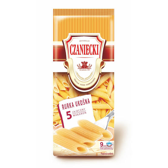 CZANIECKI MAKARON 250G RURKA UKOSNA 5JAJECZNY