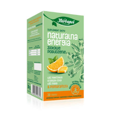 HERBAPOL HERBATA ZIOLOWA 20X1,5G NATURALNA ENERGIA