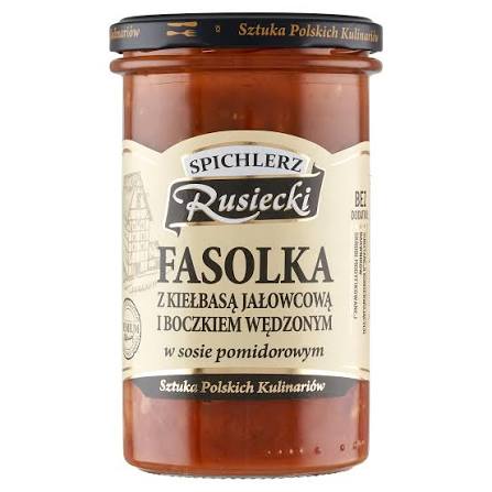 PAMAPOL RUSIECKI FASOLKA PO BRETONSKU Z KIELBASA JALOWCOWA I BOCZKIEM 470G