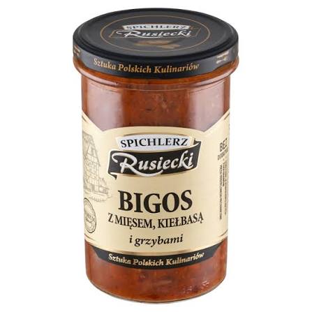 PAMAPOL RUSIECKI BIGOS Z MIESEM, KIELBASA I GRZYBAMI 470G