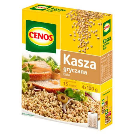 CENOS KASZA GRYCZANA 4X100G BIALA