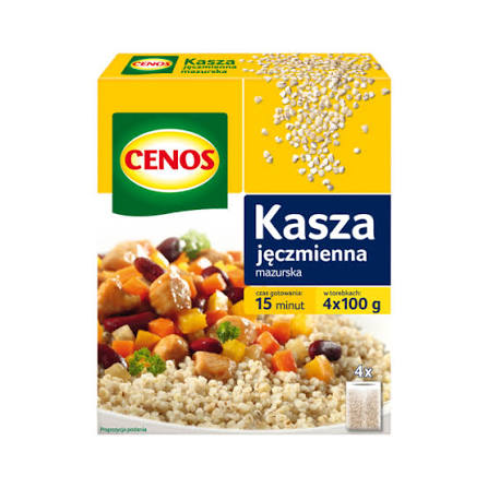 CENOS KASZA JECZMIENNA 4X100G MAZURSKA
