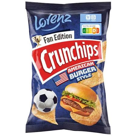 LORENZ CRUNCHIPS CHIPSY 130G AMERYKANSKI BURGER