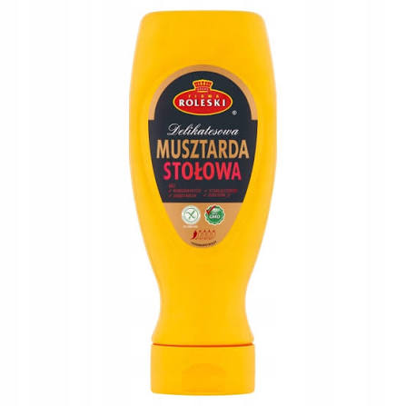 ROLESKI MUSZTARDA 425G PET STOLOWA