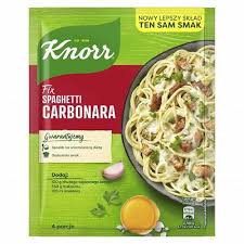 KNORR MIESZANKA W PROSZKU FIX NATURAL SPAGHETTI CARBONARA 38G