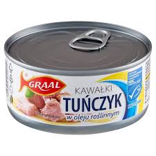 GRAAL TUŃCZYK W KAWAŁKACH W OLEJU ROŚLINNYM NEPTUN 170G