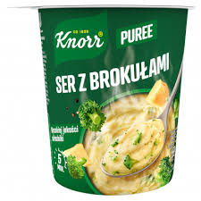 KNORR DANIE INSTANT 50G KUBEK PUREE SER Z BROKULAMI