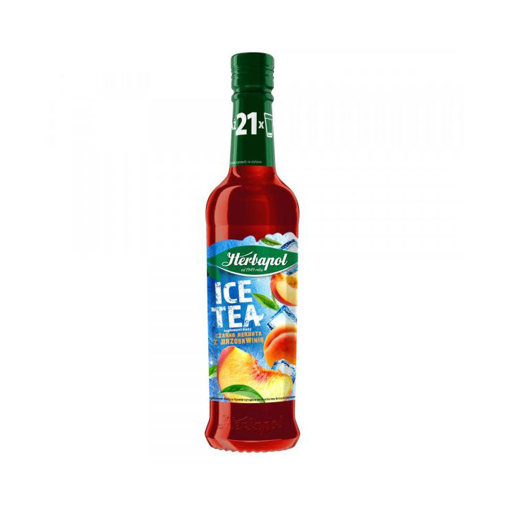 HERBAPOL SYROP ICE TEA HERBATA CZARNA Z BRZOSKWINIA 420ML