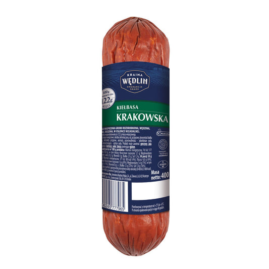 Kiełbasa Krakowska Kraina Wędlin 400g