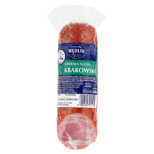 Kielbasa Krakowska 260g Kraina Wedlin