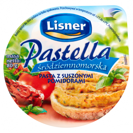 LISNER PASTELLA ŚRÓD.Z SUSZONYMI POMIDORAMI 80G