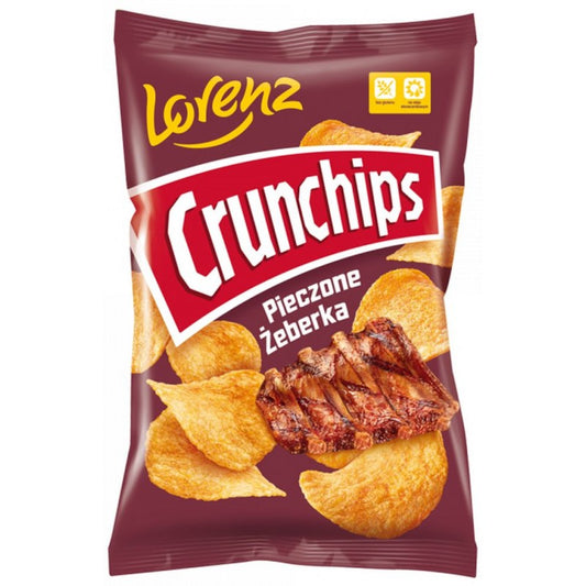 LORENZ CRUNCHIPS CHIPSY 130G PIECZONE ZEBERKA