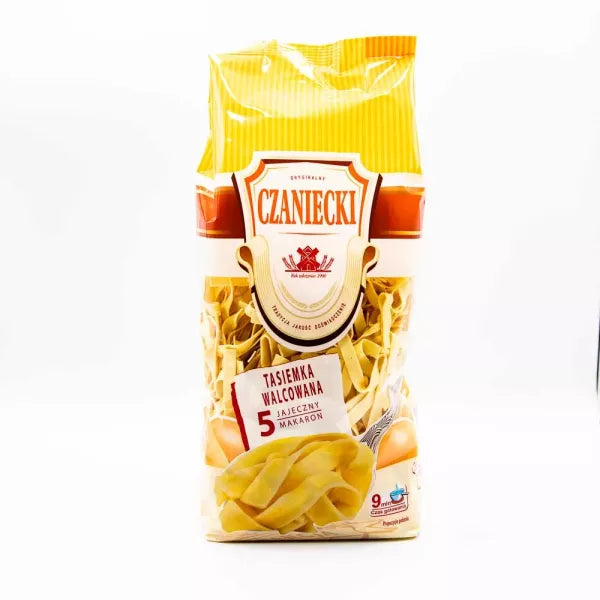 CZANIECKI MAKARON 500G TASIEMKA WALCOWANA 5JAJECZNY
