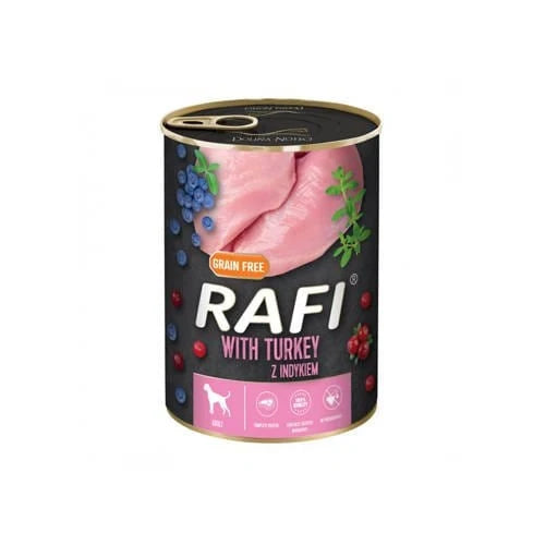 RAFI KARMA DLA PSA Z INDYKIEM BOROWKA I ZURAWINA 400G