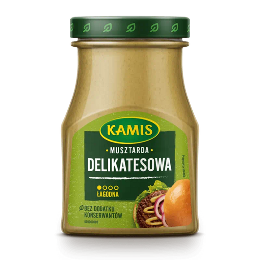 KAMIS MUSZTARDA 185G DELIKATESOWA