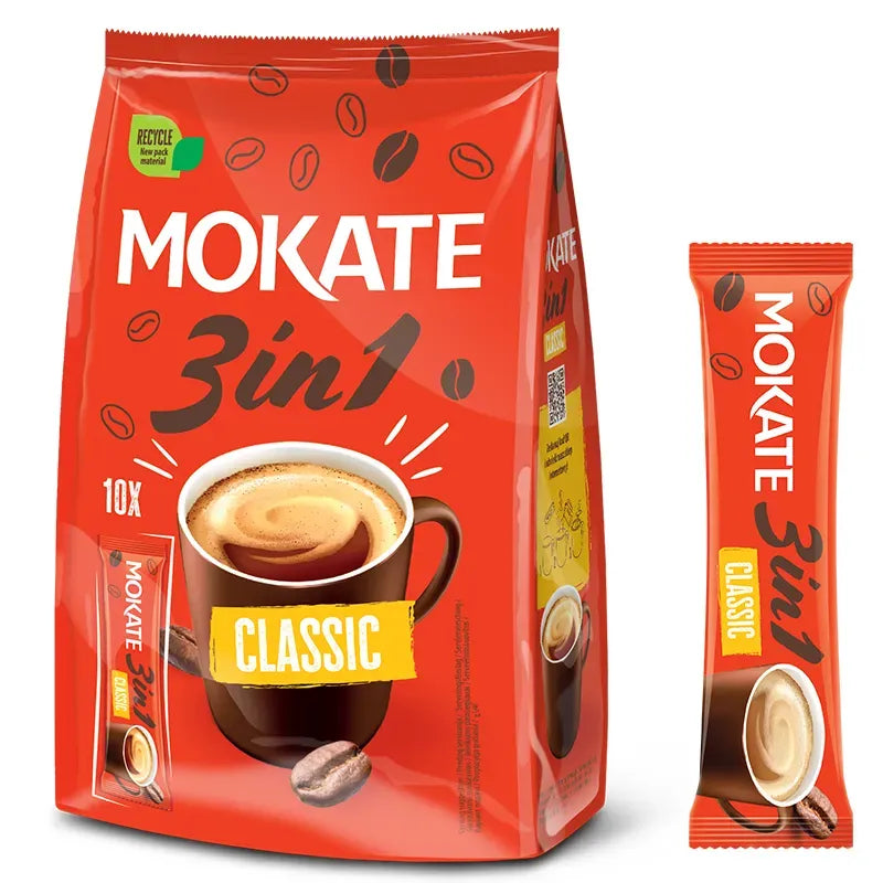 MOKATE KAWA ROZPUSZCZALNA 10*17G TORBA 3W1