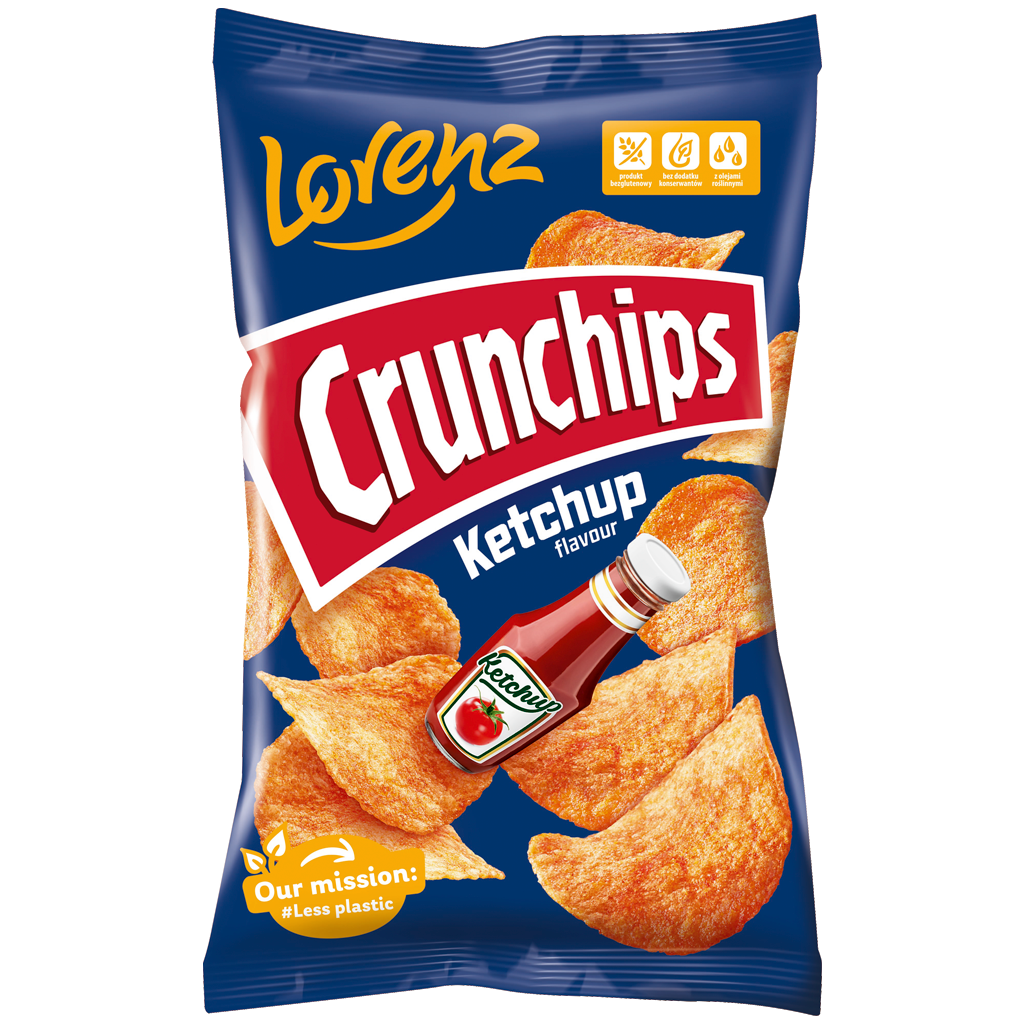 LORENZ CRUNCHIPS CHIPSY 130G KETCHUP