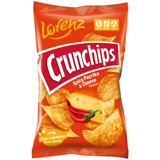 CRUNCHIPS CHIPSY 140G PIKANTNA PAPRYKA I SER
